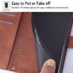 Moto G15 Power Crossbody 3D Embossed Flip Leather Case Brown - 6