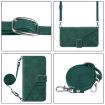 OPPO A5/A3 Pro 5G Global Dark Green 3D Embossed Leather Phone Case - 3