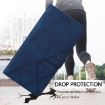 OPPO A5X 4G/5G Blue Crossbody 3D Embossed Flip Leather Phone Case - 7