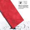 OPPO A5/A3 Pro 5G Global Red Embossed Leather Phone Case Skin-feel - 6