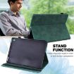 Xiaomi Redmi Pad Pro 12.1 Green Peacock Embossed Leather Tablet Case - 7