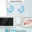 ABM201 4.5" Wireless Video Night Vision Baby Monitor Camera (EU Plug) - 5