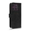 Motorola Edge 60 Pro Magnetic Flip Leather Case - Black Skin Feel - 3
