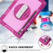 Samsung Galaxy Tab S9+ 360 Rotation Silicone Case Rose Red/Pink - 3
