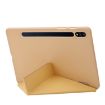 Samsung Galaxy Tab S10+/S9+ Gold Silicone Leather Tablet Case - 3