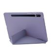 Samsung Galaxy Tab S10+/S9+ Lavender Silicone Leather Tablet Case - 3