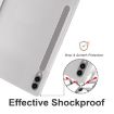 Samsung Galaxy Tab S10+/S9+ Grey TPU Leather Case with Pen Slot - 5