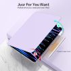 iPad Pro 13 2024 Case - 360 Rotating Clear Acrylic Leather (Purple) - 2