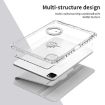 iPad Pro 13 2024 Case - 360 Rotation Detachable Acrylic Leather (Grey) - 6