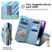 Moto G86 Power ESEBLE Star Series Wallet Case, RFID Leather, Blue - 5