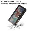 Moto G86 5G ESEBLE Star Lanyard Zipper Wallet RFID Leather Case Black - 4