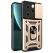 Infinix Hot 40/40 Pro 4G Gold Phone Case with Sliding Camera Cover - 1