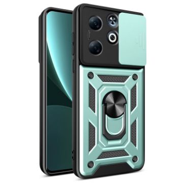 Infinix Smart 8 Plus/8 Pro Green TPU+PC Case with Sliding Camera Cover - 1