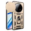 Infinix Zero 40 5G Gold Phone Case with Sliding Camera Cover TPU+PC - 1