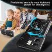 Infinix Smart 9/Hot 50i Blue TPU+PC Phone Case with Sliding Camera Cover - 3