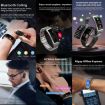 K7 Smart Call Bracelet, 1.14" TFT, BT Call, Heart/BP/Oxygen, Leather Strap - 8