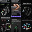 K7 Smart Call Bracelet, 1.14" TFT, BT Call, Heart/BP/Oxygen, Leather Strap - 9