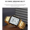 SKMEI 1888 Men's Waterproof Sports Digital Watch, Stainless Steel, Black - 7