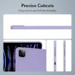 iPad Pro 13 2024 Purple TPU Tablet Case - Oil Spray Skin-friendly - 3