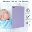 Samsung Galaxy Tab A7 2020 T500 Purple TPU Case - Oil Spray Skin-friendly - 5