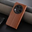 Xiaomi 14 Ultra AZNS Sheepskin Texture Flip Leather Case - Brown - 3