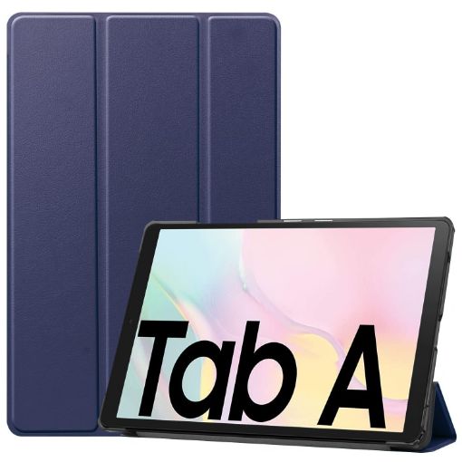 Samsung Galaxy Tab A7 2020 T500 Leather Case with Holder & Sleep Function - 1