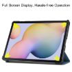 Samsung Galaxy Tab S7 T870 Dark Green Leather Case with Holder & Sleep Function - 6