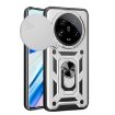 Xiaomi 14 Ultra Silver TPU Hybrid PC Case with Sliding Camera Cover - 1