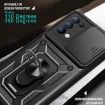 OPPO Reno5 4G/5G Mint Green TPU Hybrid PC Case with Sliding Camera Cover - 6