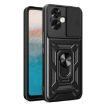 OPPO A79 5G Phone Case - Black TPU Hybrid PC with Sliding Camera Cover - 1