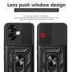 OPPO A79 5G Phone Case - Black TPU Hybrid PC with Sliding Camera Cover - 4