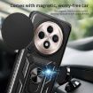 OPPO Reno12 F 5G Case - Black Sliding Camera Cover TPU Hybrid PC - 6