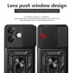 OPPO A3x 5G/4G Gold Sliding Camera Cover TPU Hybrid PC Case - 4