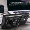 OPPO A3x 5G/4G Gold Sliding Camera Cover TPU Hybrid PC Case - 7