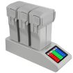 DJI Mini 4/3 Pro STARTRC 3-in-1 Charging Butler Battery Charger Grey - 1