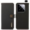 Xiaomi 14 Ultra KHAZNEH RFID Leather Phone Case Black - 1