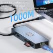 BYL-2309 Type-C Dock: HDMI 4K, DP, VGA, RJ45, USB3.2, Audio, PD100W, SD/TF - 5