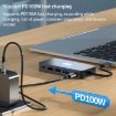 BYL-2312 Type-C to HDMI 4K Docking Station HUB with USB3.0 & PD100W - 7