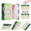 Samsung Galaxy Tab S9+ Armor Case with Rotating Ring - Colorful Green - 1