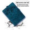 Samsung Galaxy Tab S9+/S8+/S7+ Sakura Cat Leather Case (Blue) - 6
