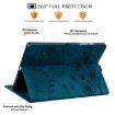 Samsung Galaxy Tab S9+/S8+/S7+ Sakura Cat Leather Case (Blue) - 7