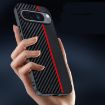 Google Pixel 10/10 Pro Ultra-thin Carbon Fiber Texture Phone Case (Black Blue) - 4