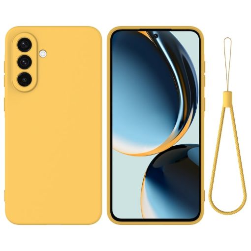 Samsung Galaxy A36 Yellow Liquid Silicone Dropproof Phone Case - 1