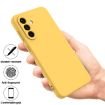 Samsung Galaxy A36 Yellow Liquid Silicone Dropproof Phone Case - 2