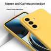 Samsung Galaxy A36 Yellow Liquid Silicone Dropproof Phone Case - 4