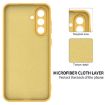 Samsung Galaxy A36 Yellow Liquid Silicone Dropproof Phone Case - 6