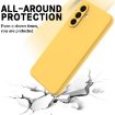 Samsung Galaxy A26 5G Yellow Silicone Dropproof Full Coverage Case - 5