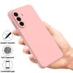 Samsung Galaxy A26 5G Pink Liquid Silicone Dropproof Phone Case - 2