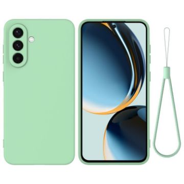 Samsung Galaxy A17 4G Green Liquid Silicone Dropproof Phone Case - 1