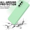 Samsung Galaxy A17 4G Green Liquid Silicone Dropproof Phone Case - 5